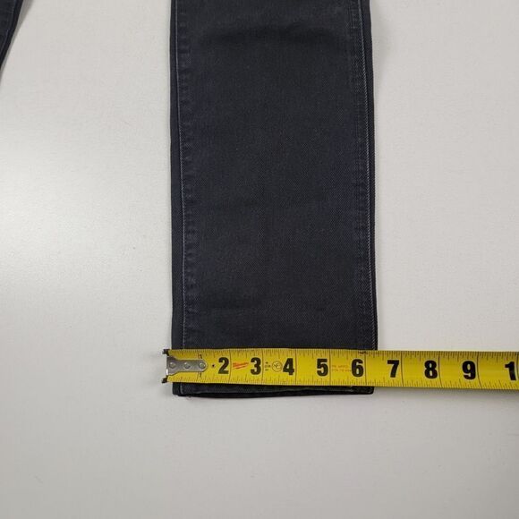 Sunday Best Aritzia High Rise Wide Leg Black Denim Jeans Womens Size 0 - Picture 12 of 16